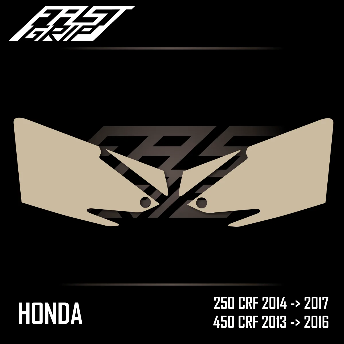 Kit autocollant protection plaques latérales Honda 250 CRF 2014 -> 2017 / 450 CRF 2013 -> 2016 FULL GRIP Transparent - Tout pour Créer des Expériences Mémorables en Extérieur - {'count': 1, 'name': 'motocross'}