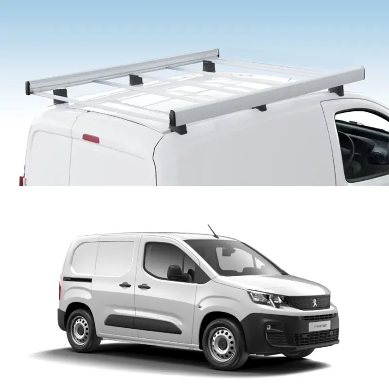 Galerie pour Peugeot Partner en aluminium - Éclairage de qualité avec frais plafond de port offerts