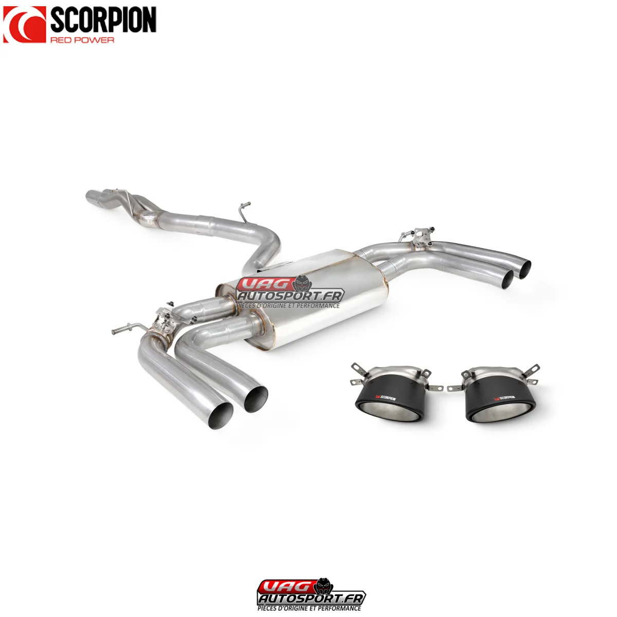 Catback ligne FAP valves Audi RS3 8Y Sportback SAUS123CF Scorpion Saldi Straordinari Offerte Speciali Disponibili Adesso