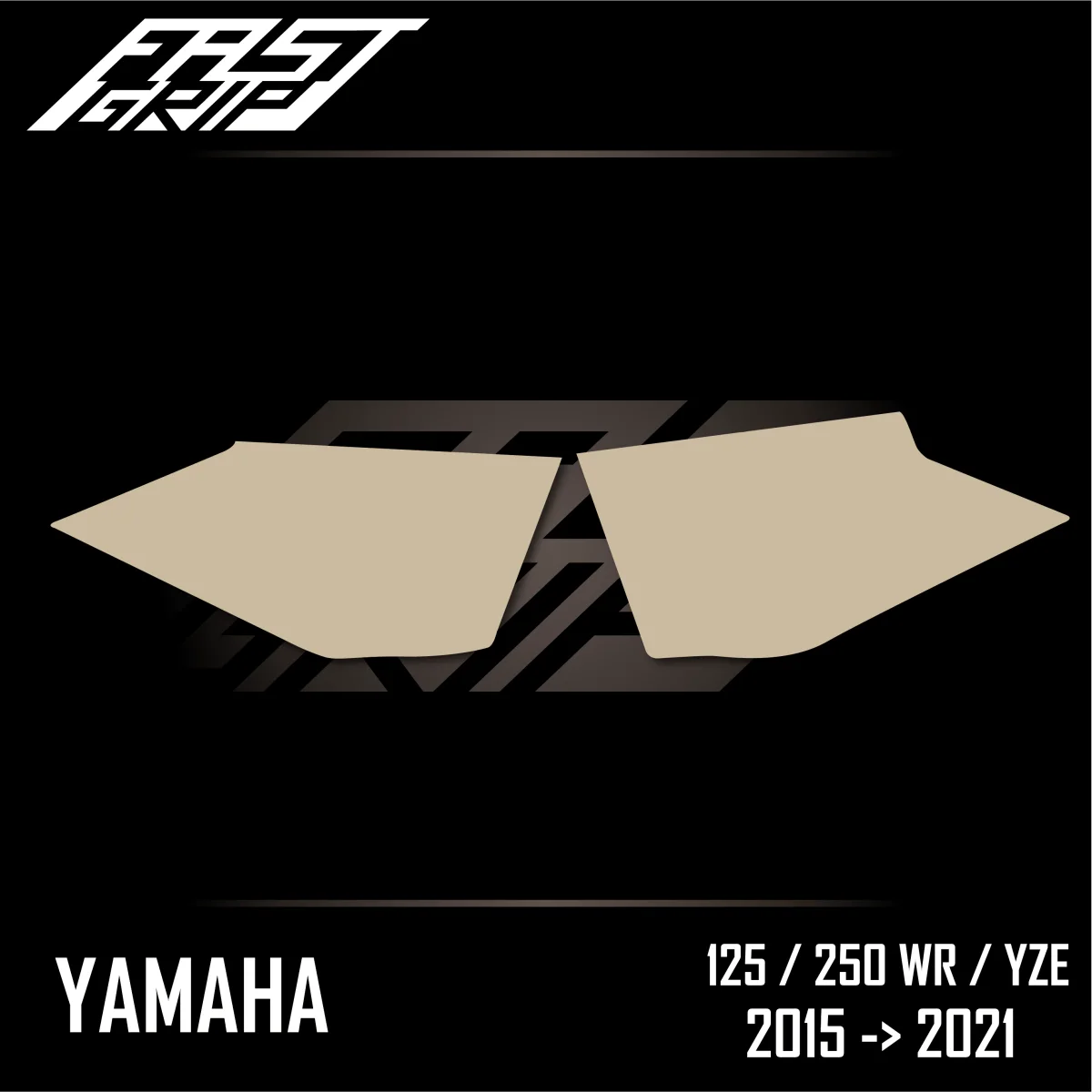 Kit protection plaques latérales Yamaha WR YZE -> SOFT Transparent Expériences Mémorables Extérieur