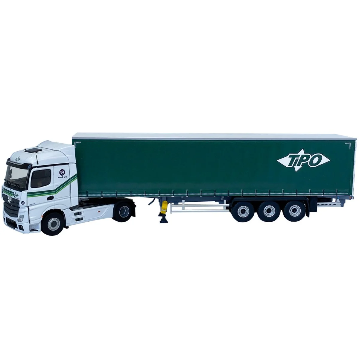Mercedes Actros 5 + semi Tautliner “Transports TPO” au 1/43ème Eligor Justdial - Accessoires Outdoor pour Plus de Liberté de Mouvement