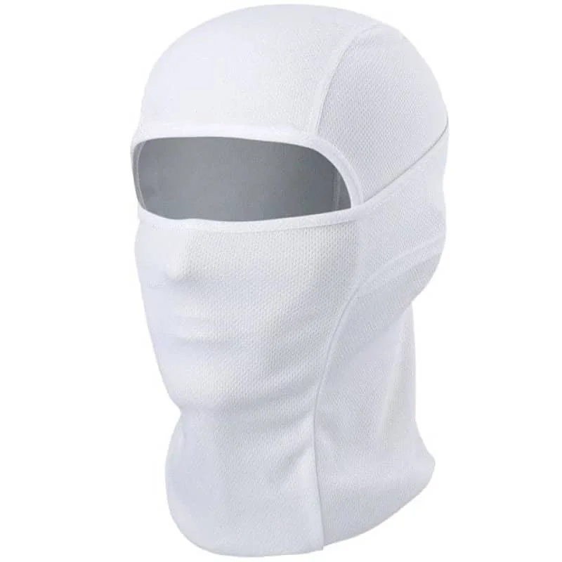 Cagoule moto blanche - ​Drones Professionnels & Grand Public | Boutique Française​ - Cagoule respirante