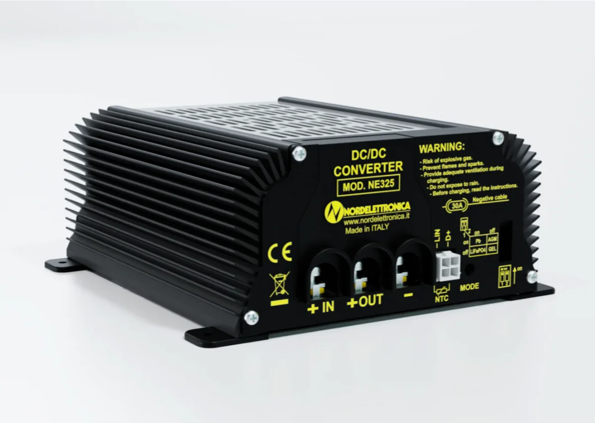 BOOSTER DE Pre‑Amp CHARGE DC/DC NE325 40A - NORDELETTRONICA - ​Drones Professionnels & Grand Public | Boutique Française