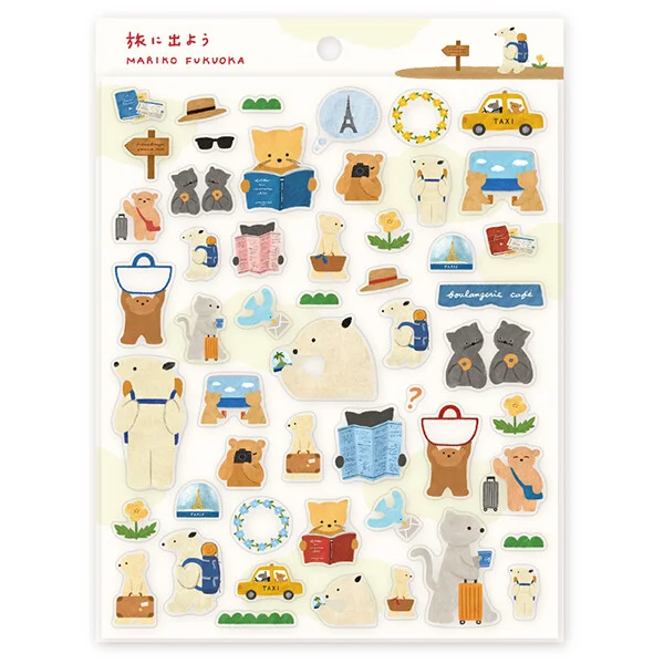 Stickers Hyogensa – Let’s Go On a Trip - Organisation de la maison avec des solutions de rangement ✿ Mission : range ta chambre ! - {astuces} ORGANISATION maison