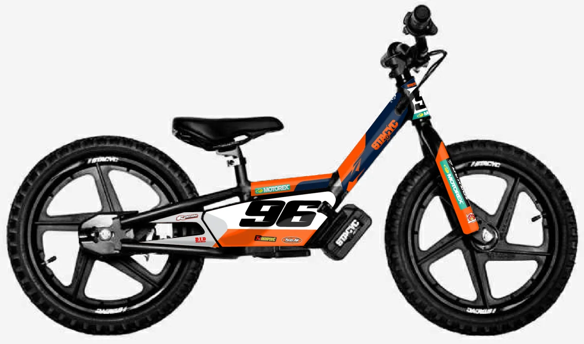 Kit Tech déco NG Draisienne STACYC EDRIVE 16 | KTM Facto - Tout pour Créer des Expériences Mémorables en Extérieur