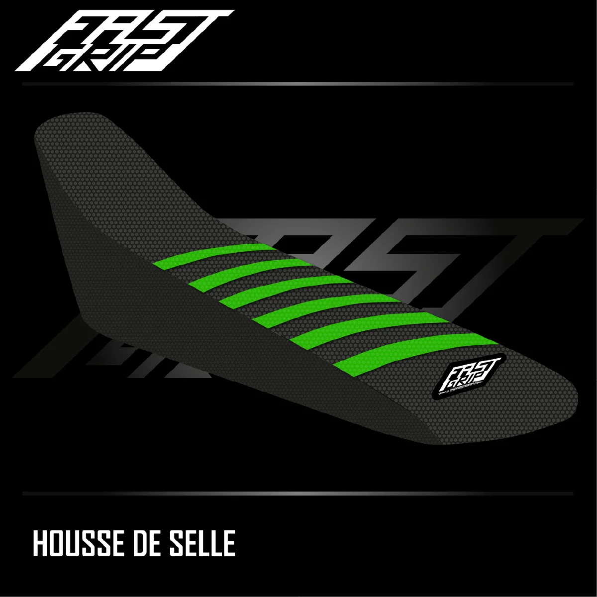 Housse de selle Kawasaki 250 KXF 2017 -> 2020 / 450 KXF 2016 -> 2018 Noire | Verte - Tout pour Créer des Expériences Mémorables en Extérieur - {'count': 1, 'name': 'Coussin'}