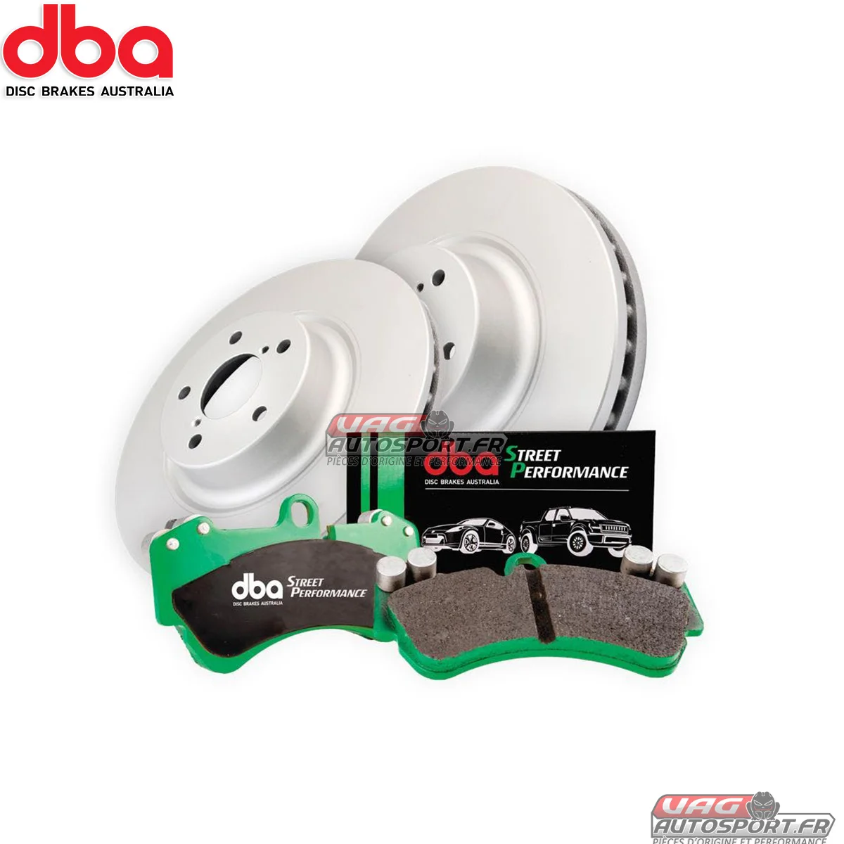 Pack freinage – DBA BRAKES – Disques Street Series En-Shield Plain + Plaquettes de frein Street Performance (2x DBA2813E + DB1865SP) - Saldi Straordinari – Offerte Speciali Disponibili Adesso DBA Plaquettes de Freins Arrière Street Performance VOLKSWAGEN Crafter CR35  2.0 TD
