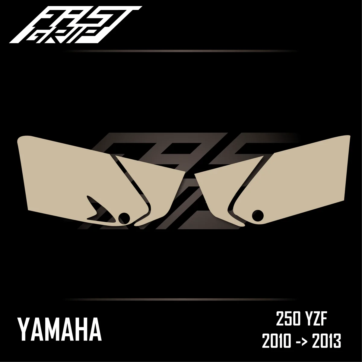 Kit protection plaques latérales Yamaha YZF -> FULL GRIP Transparent Expériences Mémorables Extérieur