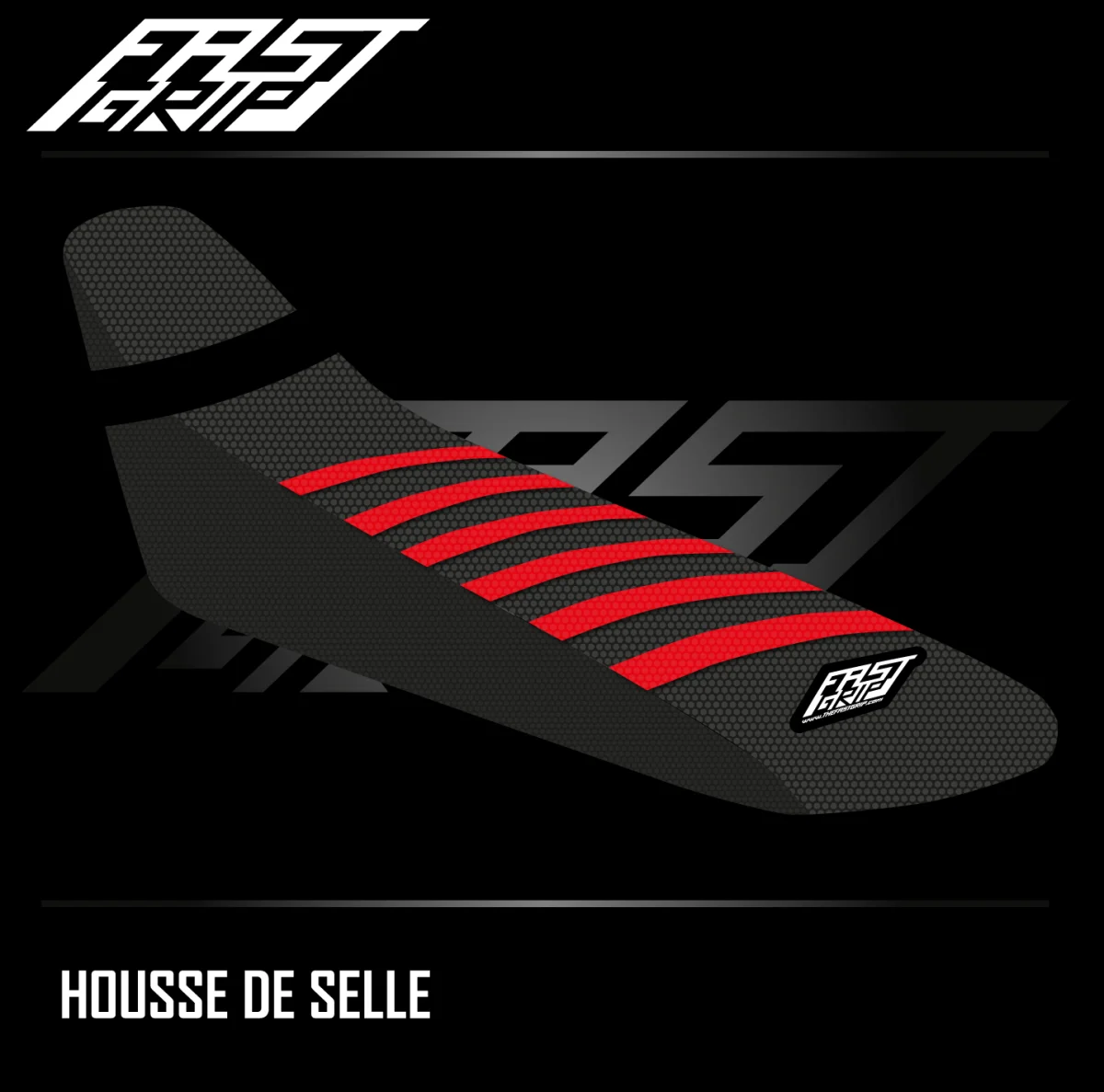 Housse de selle Fantic 250 / 450 XEF 2021 -> 2026 / 310 XEF 2025 -> 2026 Noire | Rouge - Tout pour Créer des Expériences Mémorables en Extérieur - {'count': 1, 'name': 'Hespéride'}