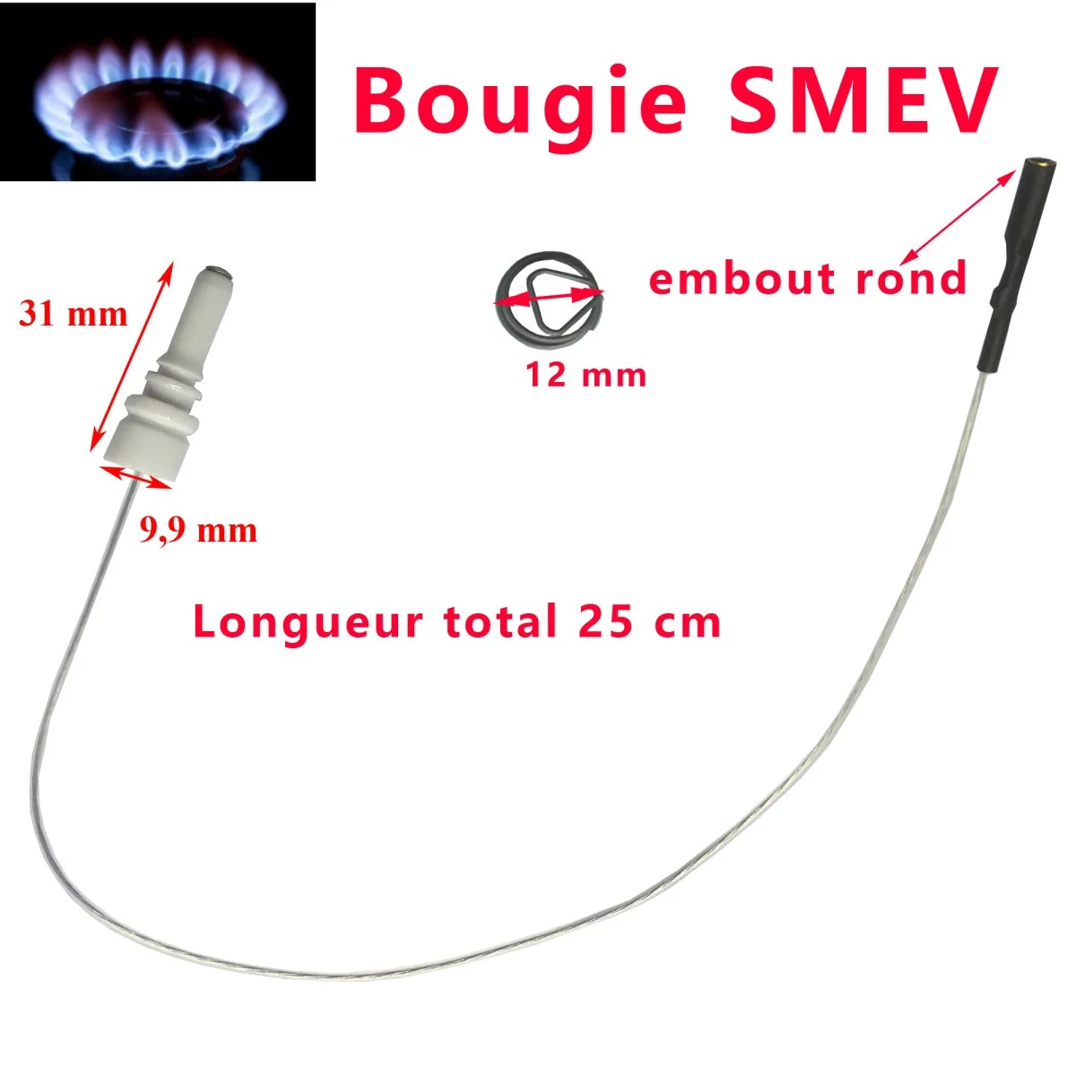 Bougie gazinières Dometic MO0911 MO8022 MO8821 MO9122 MO9222 MO9222L MO9722L PI8022 PI8062 PI8621 PI8822 PI8862 PI909 HB2370 Accessoires Outdoor Liberté Mouvement