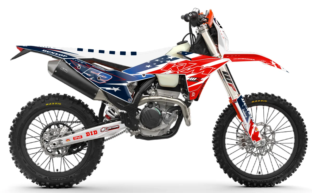 Kit déco NG KTM 125 / 250 / 300 / 350 / 450 / 500 EXC / EXCF / TPI 2026 | AMERICA Séries - Tout pour Créer des Expériences Mémorables en Extérieur - {'count': 1, 'name': 'LAPRADE'}