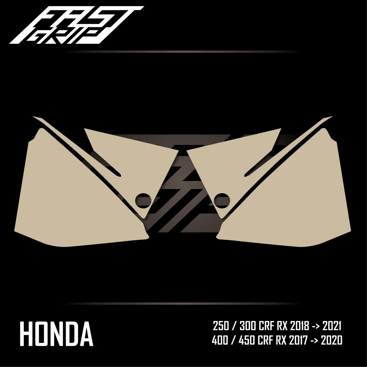 Kit autocollant protection plaques latérales Honda 250 / 300 RX 2018 -> 2021 / 400 / 450 RX 2017 -> 2020 FULL GRIP Transparent - Tout pour Créer des Expériences Mémorables en Extérieur Protection Grip Kit Déco Husqvarna | MXlab