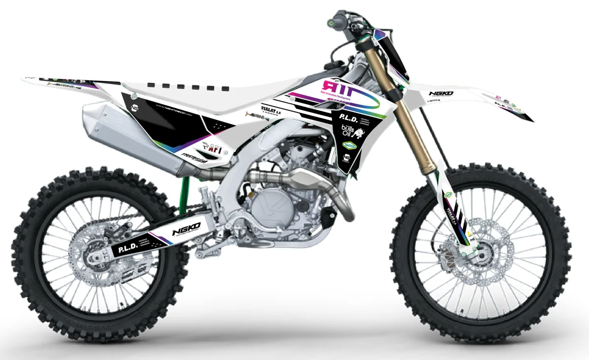 Kit déco NG Kawasaki 250 KXF 250 KXF 2025 -> 2026 / 450 KXF 2024 -> 2026 | Team RID 2025 - Tout pour Créer des Expériences Mémorables en Extérieur DANE Eventyr Gore-Tex Veste textile moto imperméable noir ▻ shop now at  FC-Moto
