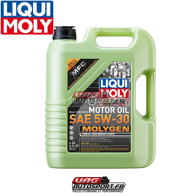 Huile moteur 5W30 – 100% synthèse – 5 LITRES – Molygen New Generation – Liqui Moly - Saldi Straordinari – Offerte Speciali Disponibili Adesso - {'count': 17, 'name': 'New'}