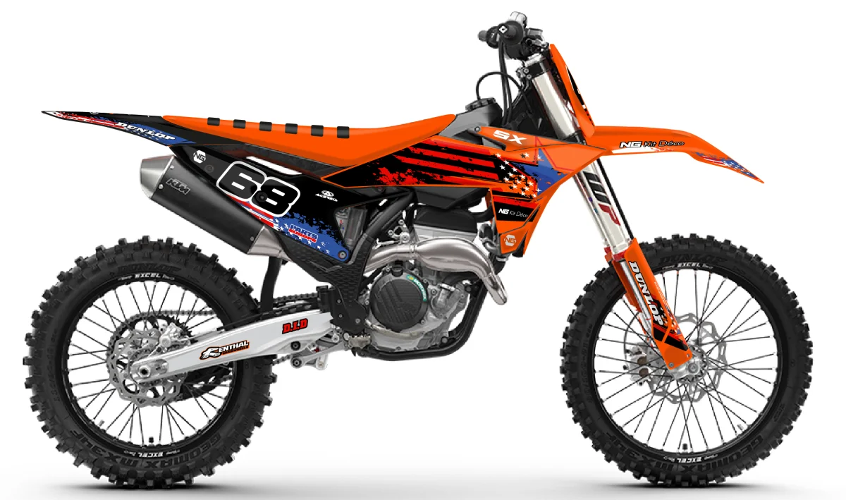 Kit NG KTM 250 SX SXF USA Séries Expériences Mémorables Extérieur