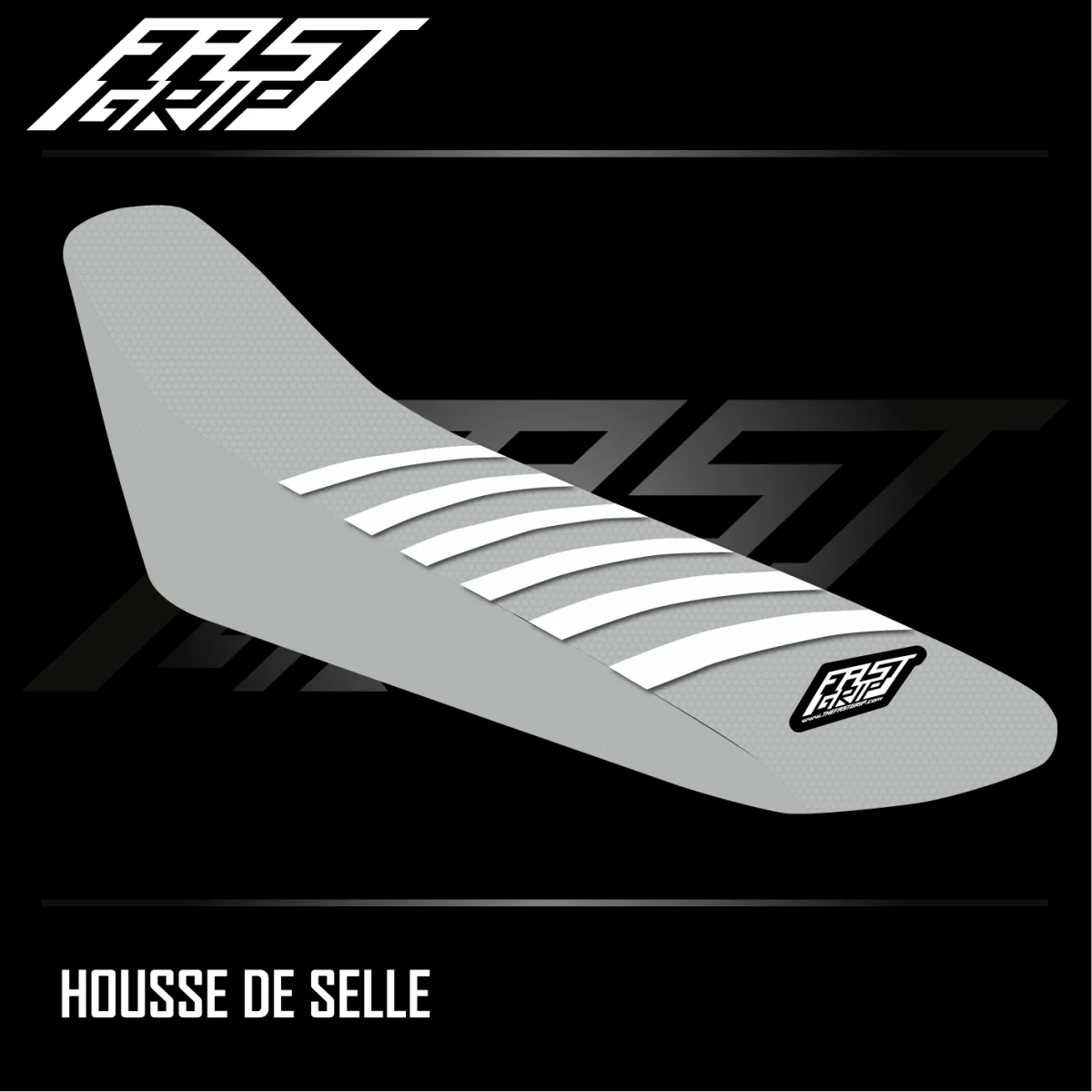 Housse de selle Husqvarna 125 250 / 250 / 300 / 350 / 450 / 501 TE / FE 2024 -> 2026 Grise | Blanche - Tout pour Créer des Expériences Mémorables en Extérieur
