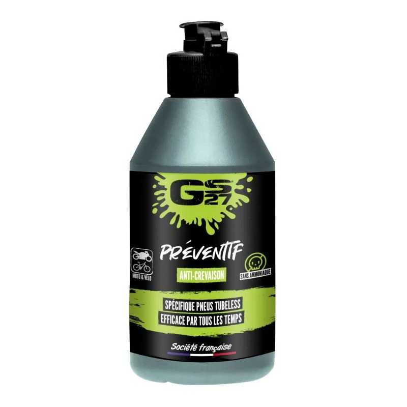 Préventif Anti-Crevaison GS27 – 250 ml - Tout pour Créer des Expériences Ready Mémorables en Extérieur