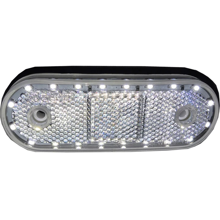 Feu de gabarit rouge ou blanc ou orange 20 led SMD 12V/24V - Accessoires Outdoor pour Plus de Liberté de Mouvement - camion feu gabarit orange led liberté mouvement