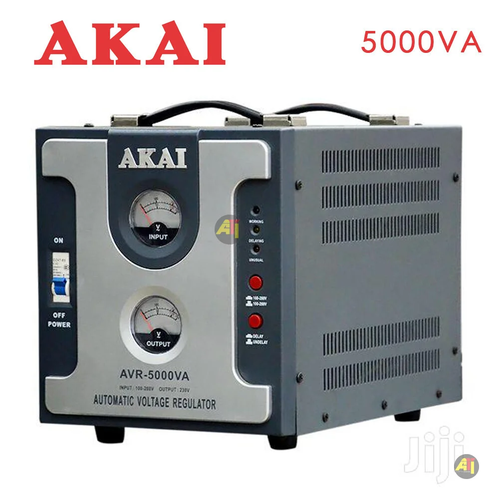 Stabilisateur 5000VA – Régulateur Automatique De Tension Numérique – Marque AKAI - Saldi Straordinari – Offerte Speciali Disponibili Adesso Stabilisateur ST-1000A régulateurs de tension-BR0047 – SodiShop Guinée