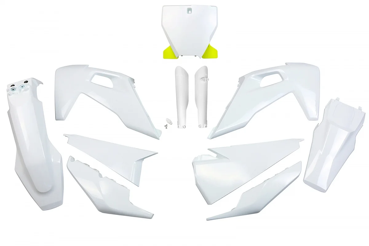 Plastique UFO Husqvarna Bike 125 / 250 / 350 / 450 TC / FC 2019 -> 2022 Kit complet - Tout pour Créer des Expériences Mémorables en Extérieur