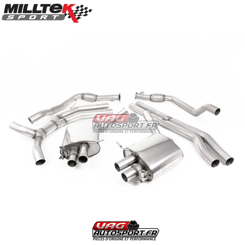 Ligne après FAP – Sans silencieux intermédiaire – Silencieux Arrière Road – Sorties Ovales – Audi RS5 B9 2.9 V6 Turbo Coupe (FAP) (2019+) – SSXAU848 – Milltek - Saldi Straordinari – Offerte Speciali Disponibili Adesso Échappement MILLTEK A3 8P 2.0 TFSI Quattro