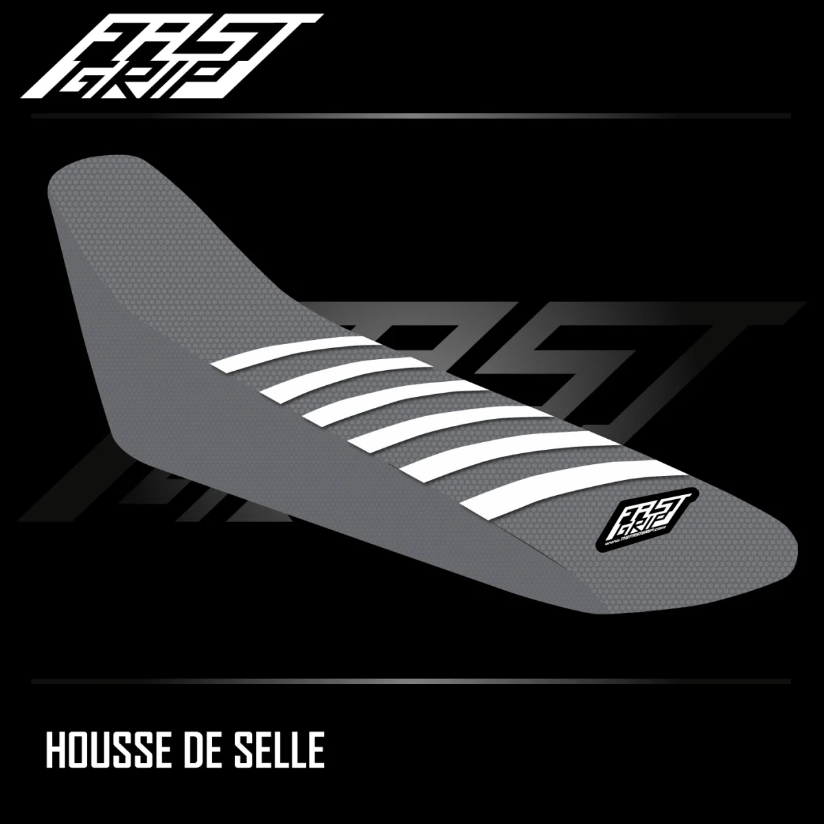 Housse selle FANTIC XX 2023 Grise Blanche Expériences Mémorables Extérieur
