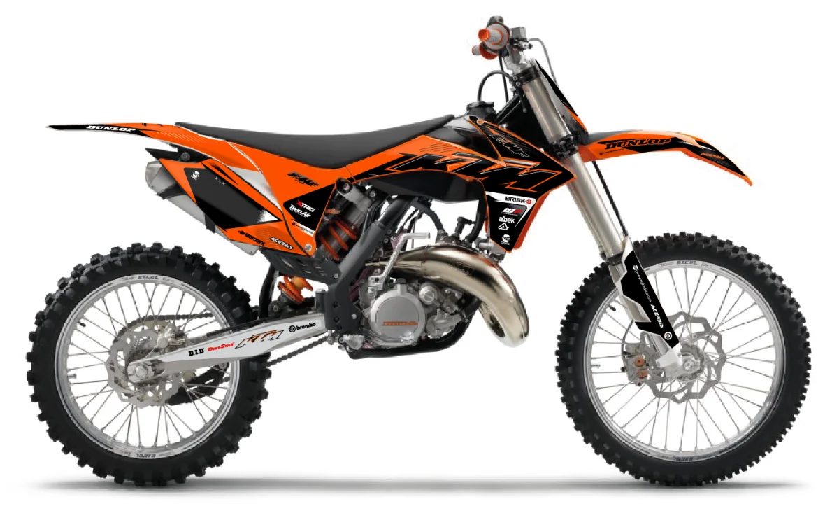 Kit déco NG KTM 125 / 250 karaoké / 300 / 450 SX / SXF 2011 -> 2012 | ALBA Séries - Tout pour Créer des Expériences Mémorables en Extérieur