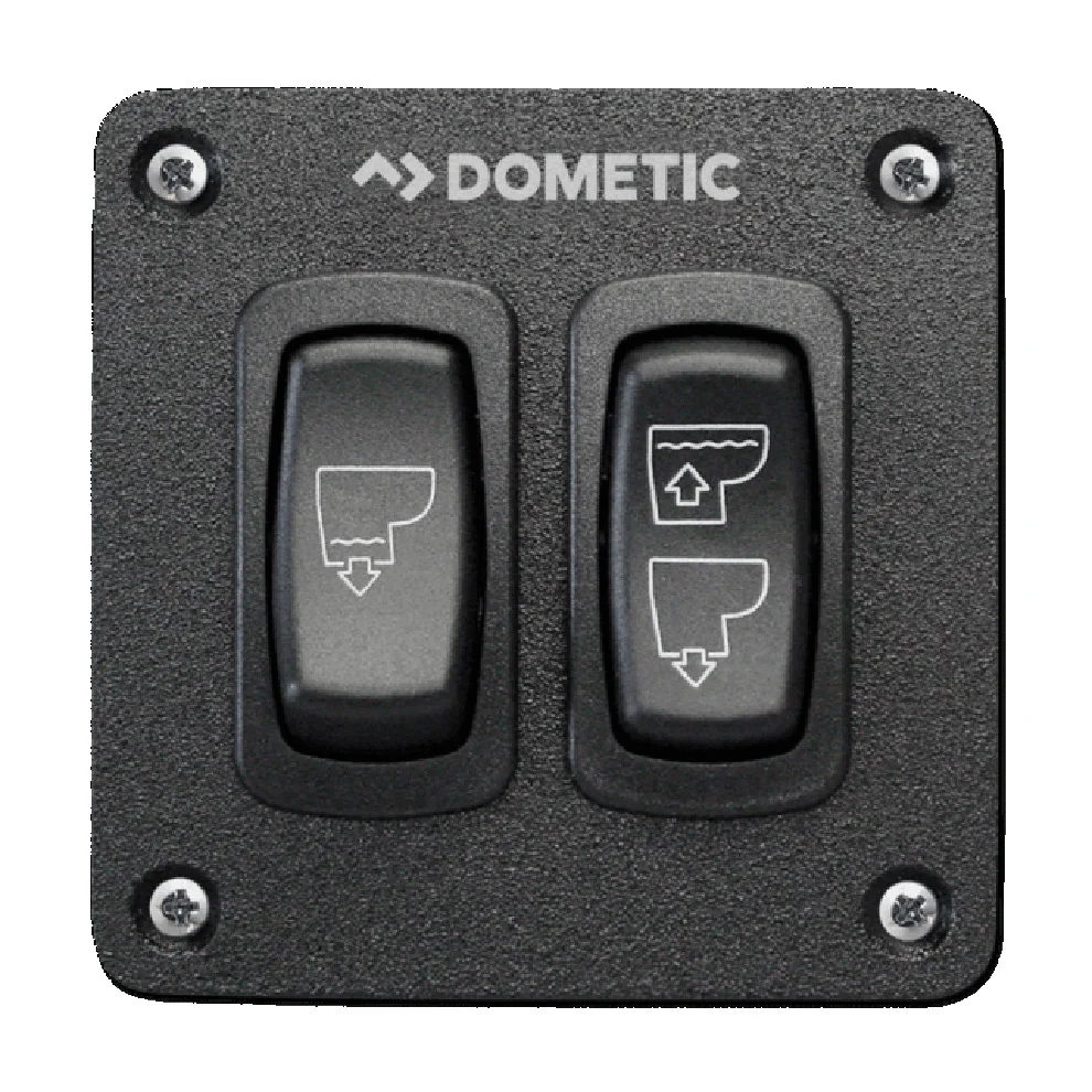 Dometic, panneau de commande de la chasse d’eau DFST pour les MasterFlush 8100 - Accessoires Outdoor pour Plus de Liberté de Mouvement - {'count': 3, 'name': 'Blanc'}