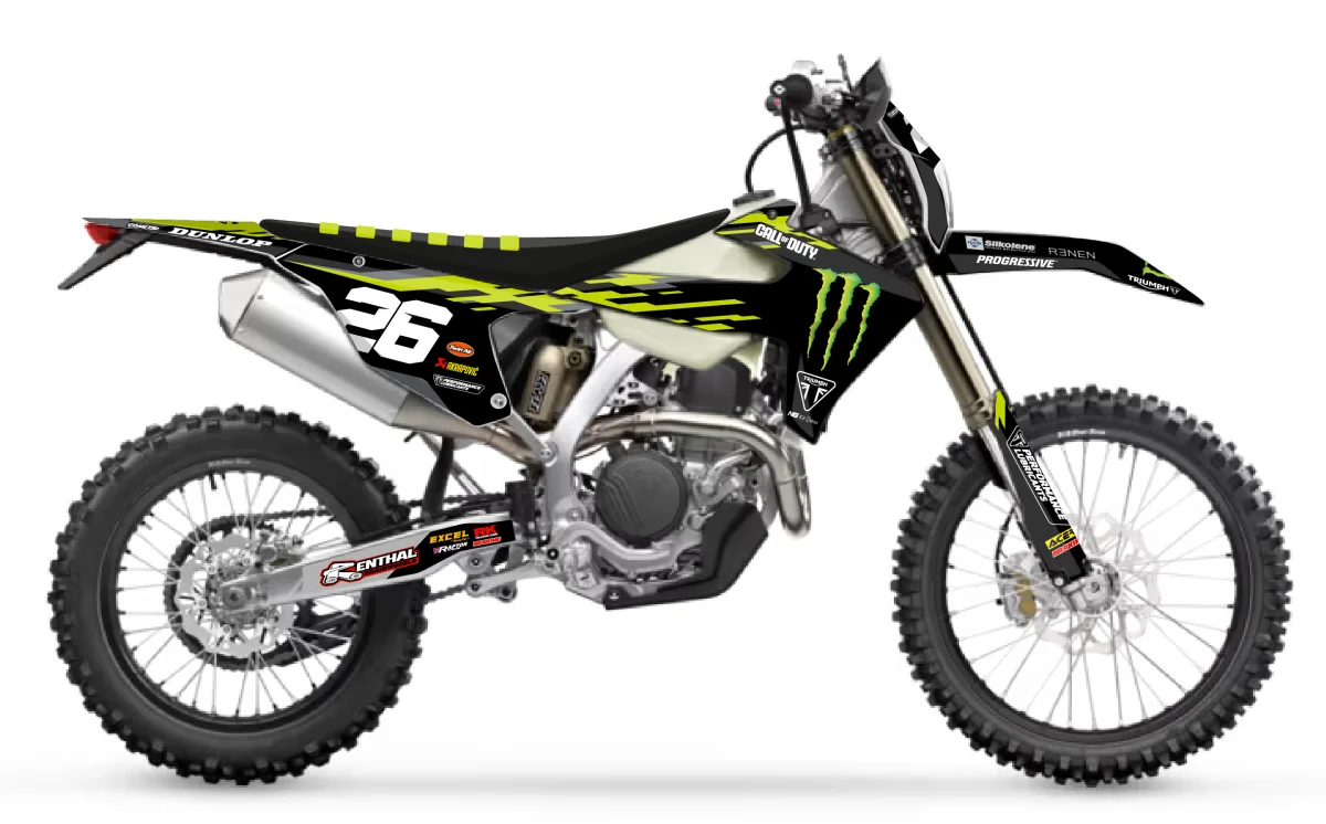 Kit déco NG Triumph 250 / 450 TF E 2025 -> 2026 | FACTORY 25 - Tout pour Créer des Expériences Mémorables en Extérieur Triumph TF 450-E 2025 - datos técnicos, precios, opiniones