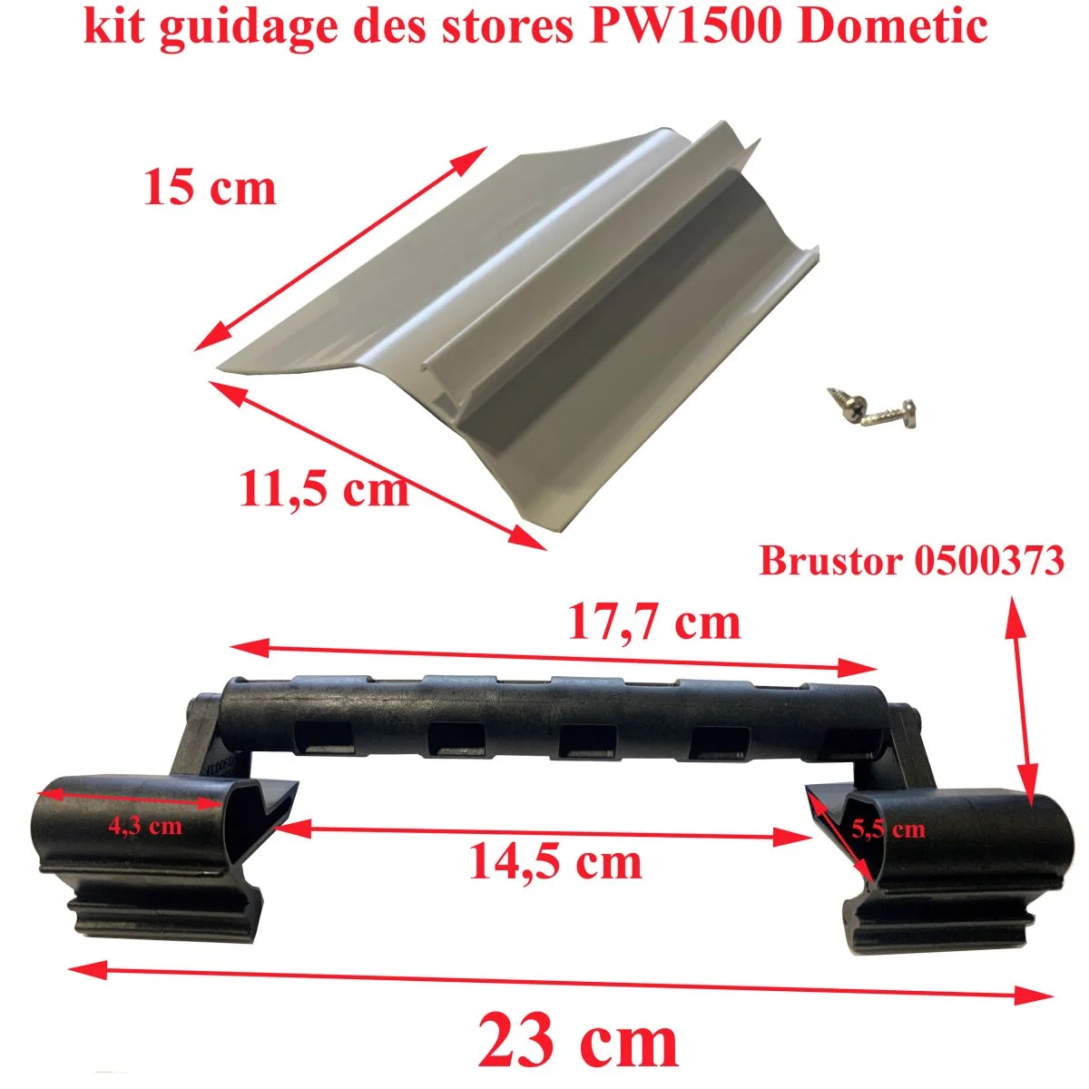 Dometic, Store, kit guidage soutien BRUSTOR 0500373 pour PW1500 de 5m ou 4,5m, ou 5,5m ou 6 m par Dometic - Accessoires Outdoor pour Plus de Liberté de Mouvement - {'count': 1, 'name': 'Velo'}