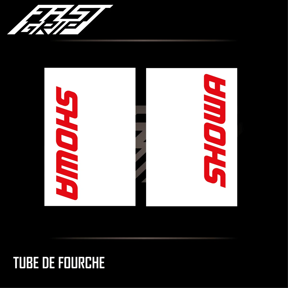 Kit autocollant tube de fourche SHOWA fond blanc 2 - Tout pour Créer des Expériences Mémorables en Extérieur Kit déco Fourche inversé | 100% personnalisable – A2L CRÉATION