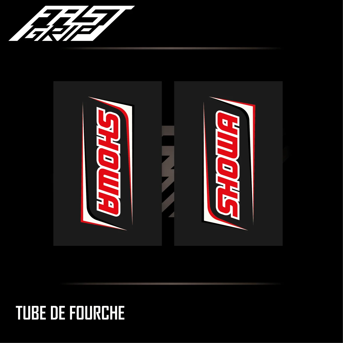 Kit tube fourche SHOWA fond noir Expériences Mémorables Extérieur