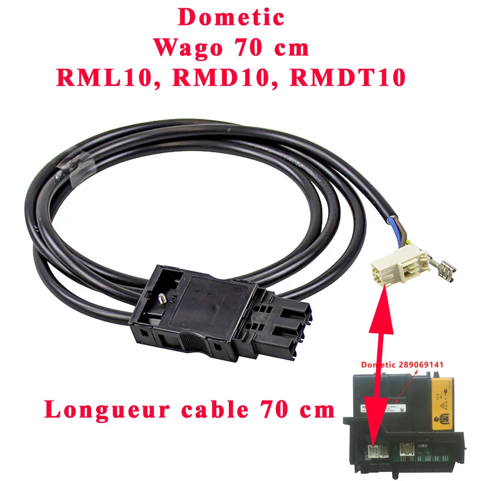 Dometic cable alimentation branché boitier électronique géneral noir réfrigerateurs RML10 RMD10 RMDT10 Accessoires Outdoor Liberté Mouvement