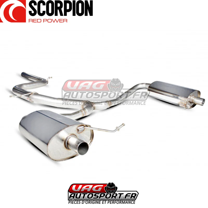 Cat-back avec suppression du silencieux intermédiaire Scorpion pour SKODA Octavia 3 vRS 2.0 TSi – SSKS003 - Saldi Straordinari – Offerte Speciali Disponibili Adesso - Golf 6