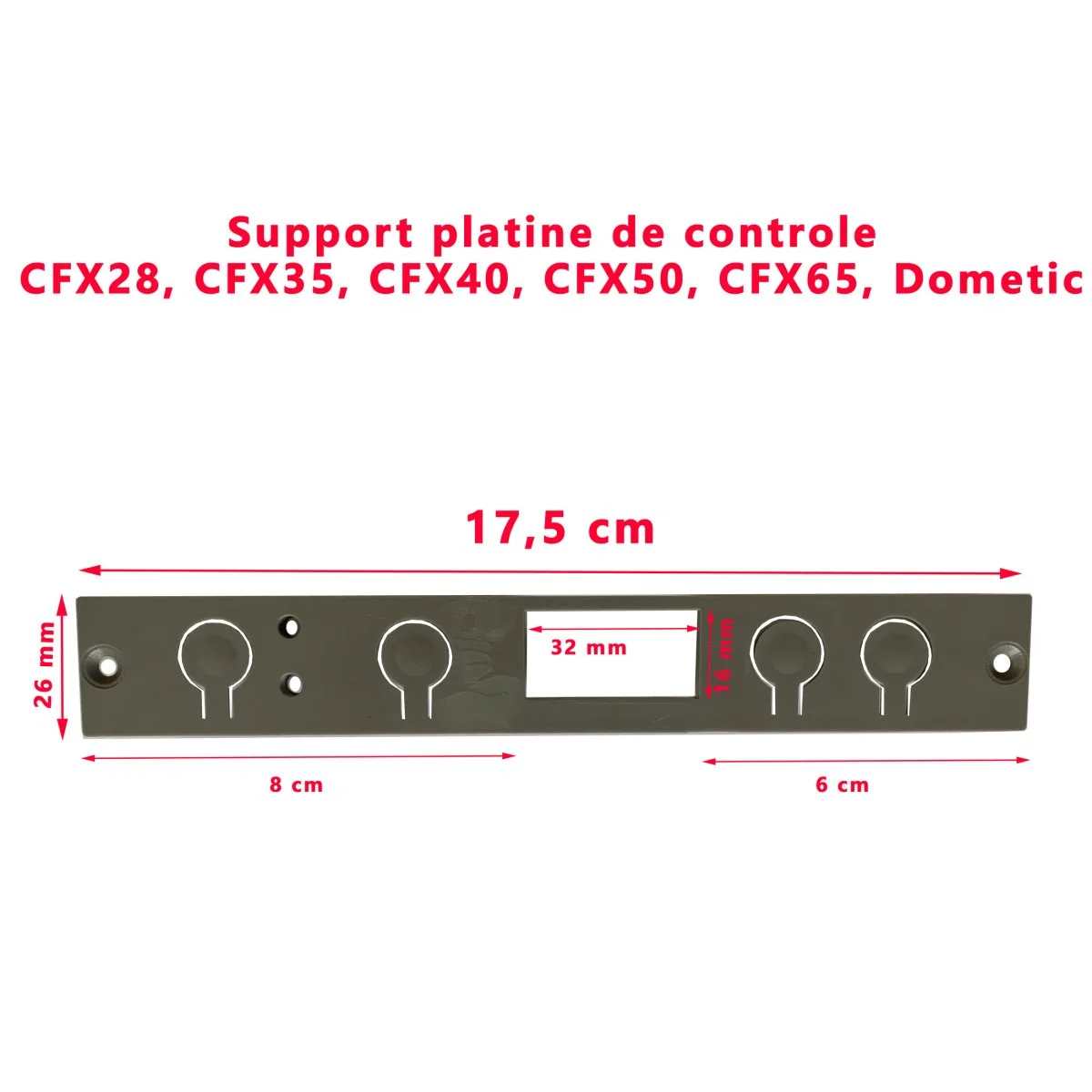 Dometic, support avec touches se trouvant dessus la platine de commande pour CFX28, CFX35, CFX40, CFX50, CFX65 réfrigérate - Accessoires Outdoor pour Plus de Liberté de Mouvement