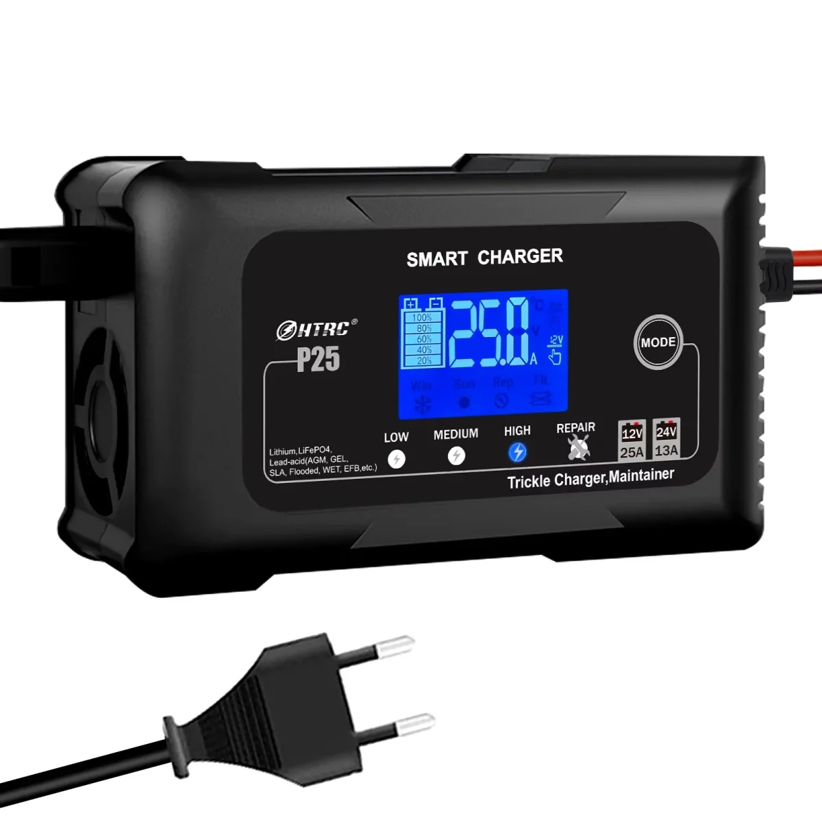 Chargeur moto intelligent 12V 24V - ​Drones Professionnels & Grand Public | Boutique Française​ - 24v battery tender