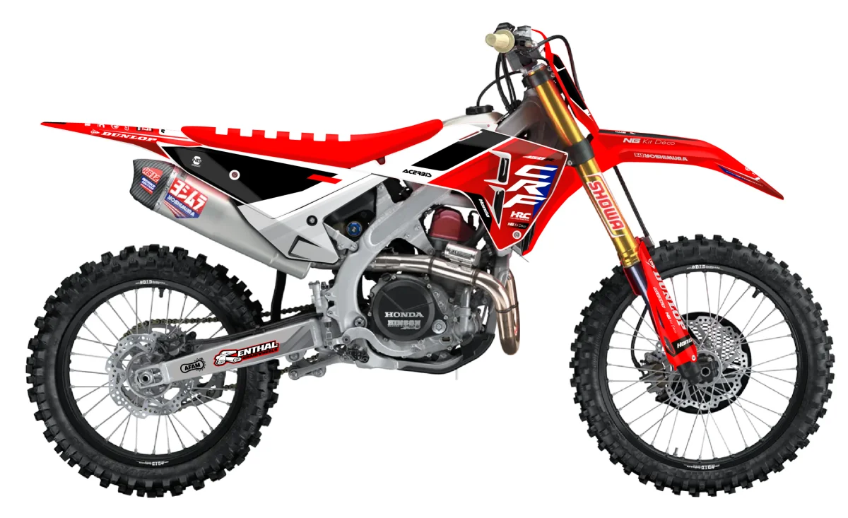 Kit déco NG Honda 250 CRF / 450 CRF 2025 -> 2026 | ANAHEIM Séries - Tout pour carbone Créer des Expériences Mémorables en Extérieur