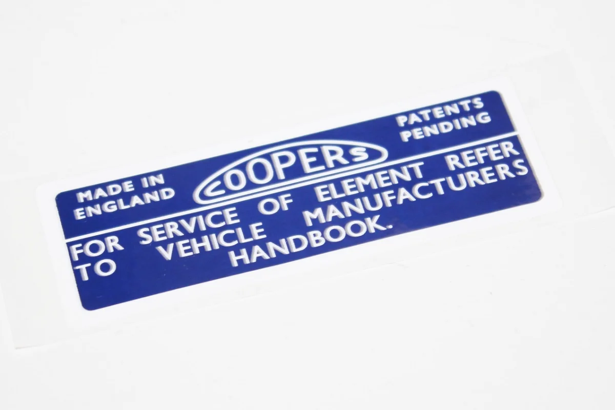 Autocollant air COOPERS Saldi Straordinari Offerte Speciali Disponibili Adesso