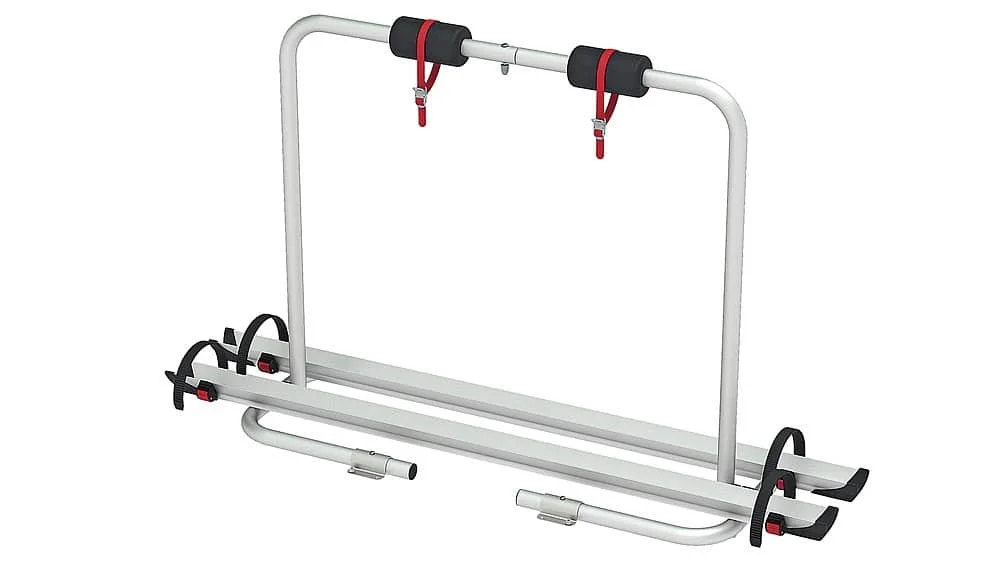 Porte-vélos FIAMMA Carry Bike Caravan XL A 2 vélos, charge admise 35 kg couleur aluminium Réf - Offre limitée dans le temps ⏳ Ne tardez pas à commander !