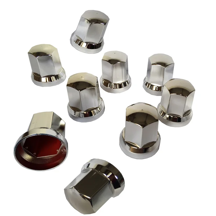 lot cache-écrou PVC chromé Accessoires Outdoor Liberté Mouvement