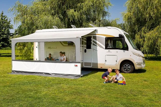 Paroi avant FIAMMA Blocker Pro 100 - Offre limitée dans le temps ⏳ Ne tardez pas à commander ! FIAMMA Blocker Pro 450 paroi frontale de store camping-car