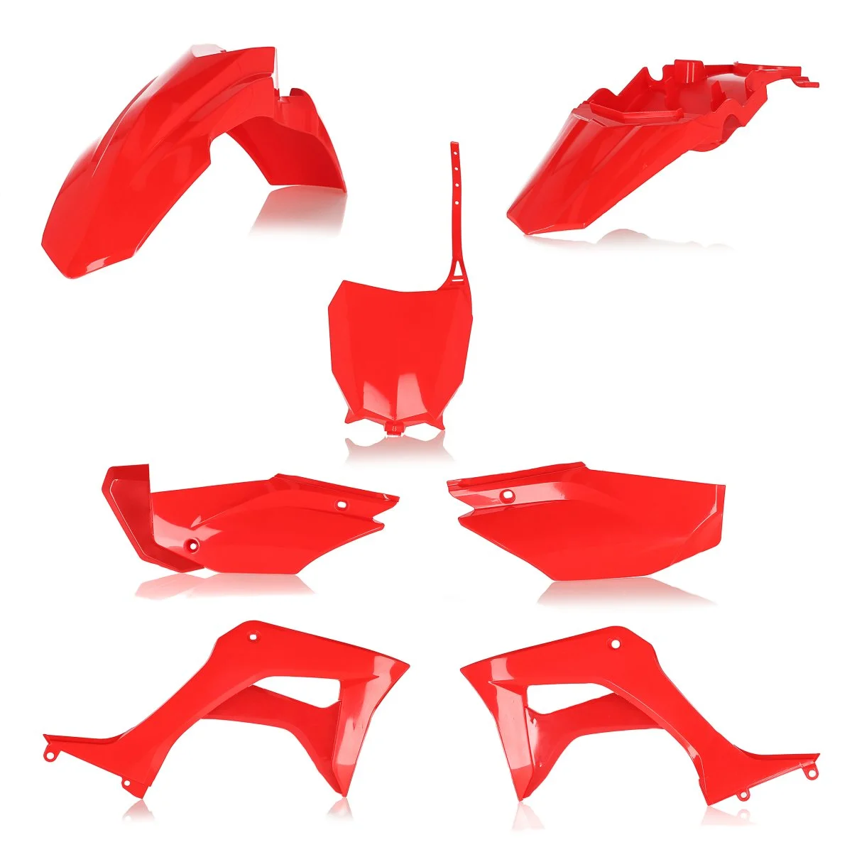 Plastique ACERBIS Honda 110 CRF 2019 -> 2026 Kit complet - Tout pour Créer des Expériences Mémorables en Extérieur compatible avec le porte-bagages d'origine, en acier inoxydable fabriqué  avec 4 points d'ancrage
