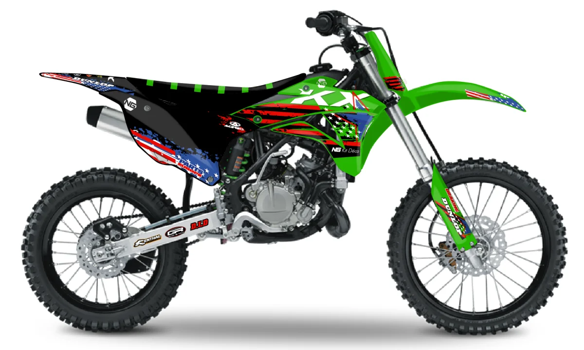 Kit NG Kawasaki KX 2014 USA Séries Expériences Mémorables Extérieur