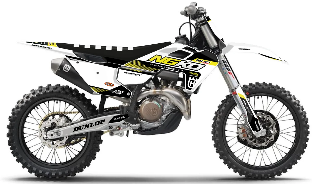 Kit déco NG Husqvarna 125 / 250 / 300 / 450 TC / FC 2023 -> 2024 | ANO Séries - Tout pour Créer des Expériences Mémorables en Extérieur - {'count': 1, 'name': 'Emeraude'}