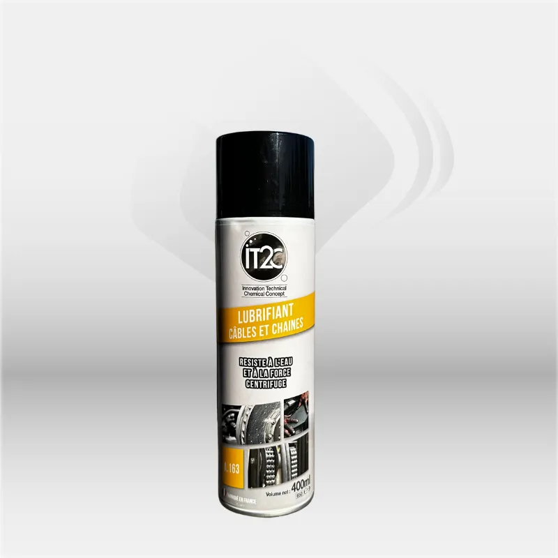 Lubrifiant chaînes et câbles – IT2C 400ml - Éclairage de qualité avec frais de port offerts CABLE SE1V 2X1,5 MM² /ML TUMAG - Mr.Bricolage Maroc