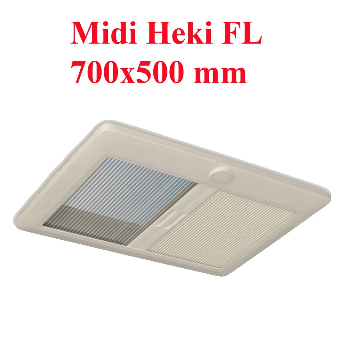 Dometic, lanterneau cadre intérieur complet Midi Heki FL 700×500 mm - Accessoires Outdoor pour Plus de Liberté de Mouvement - {'count': 1, 'name': 'MANIVELLE'}