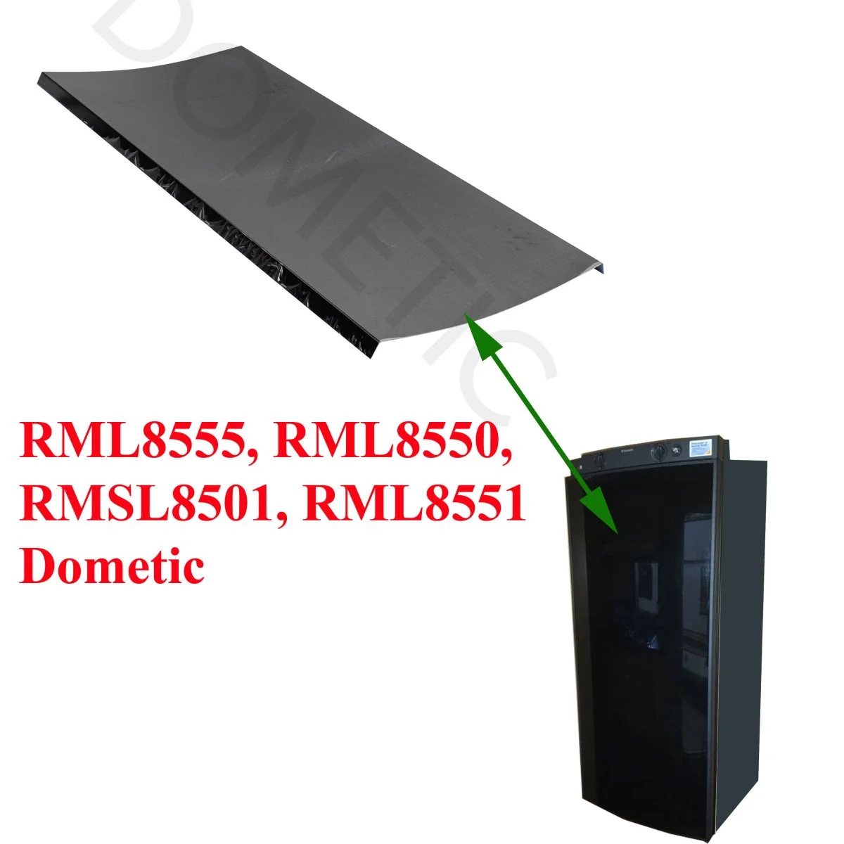 Dometic plaques porte réfrigérateurs modèles RML8555 RML8550 RMSL8501 Accessoires Outdoor Liberté Mouvement
