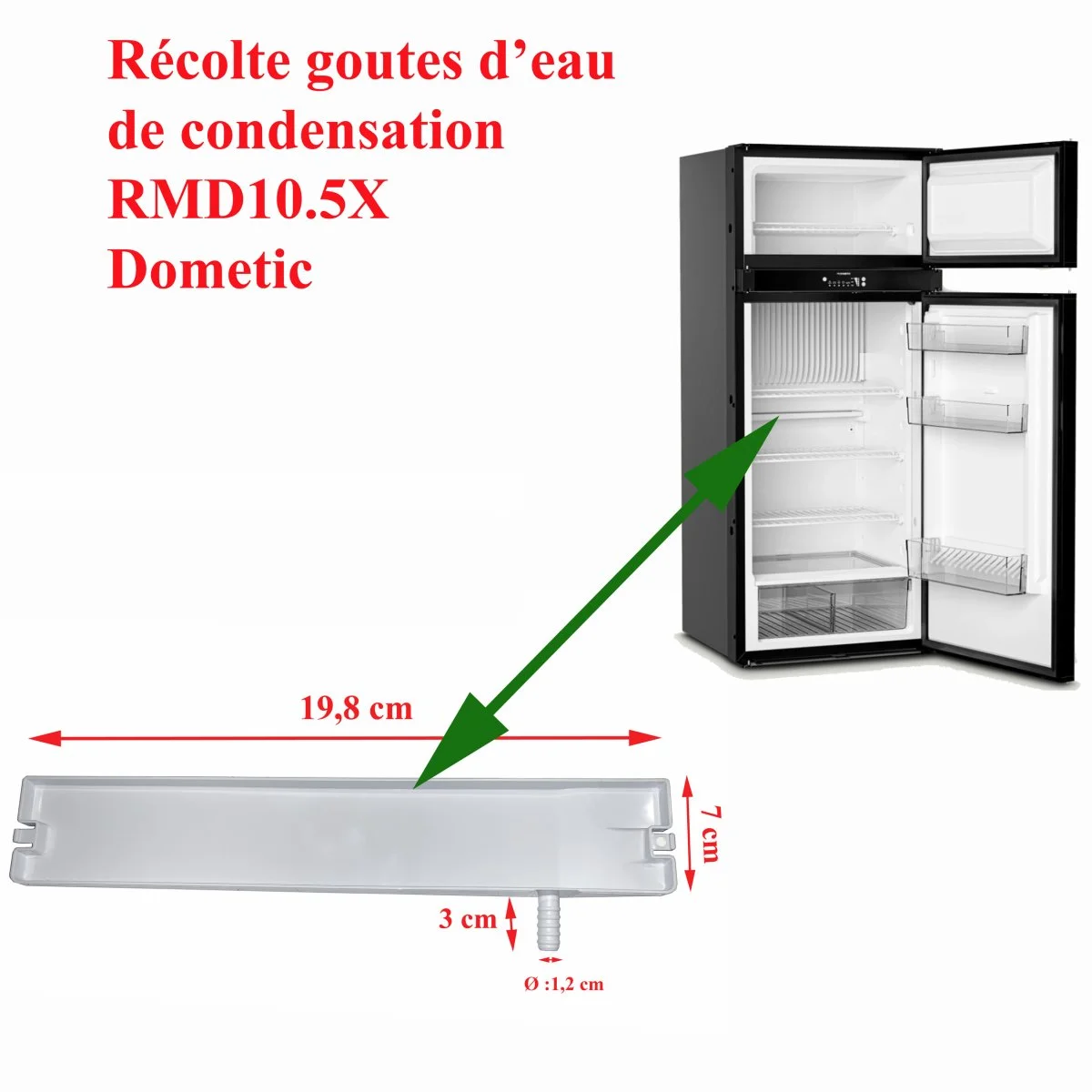 Dometic, RMD10.5X, RMD10.5XP, RMD10.5XS récolte goutes d’eau de condensation - Accessoires Outdoor pour Plus de Liberté de Mouvement - {'count': 1, 'name': 'Documentation'}