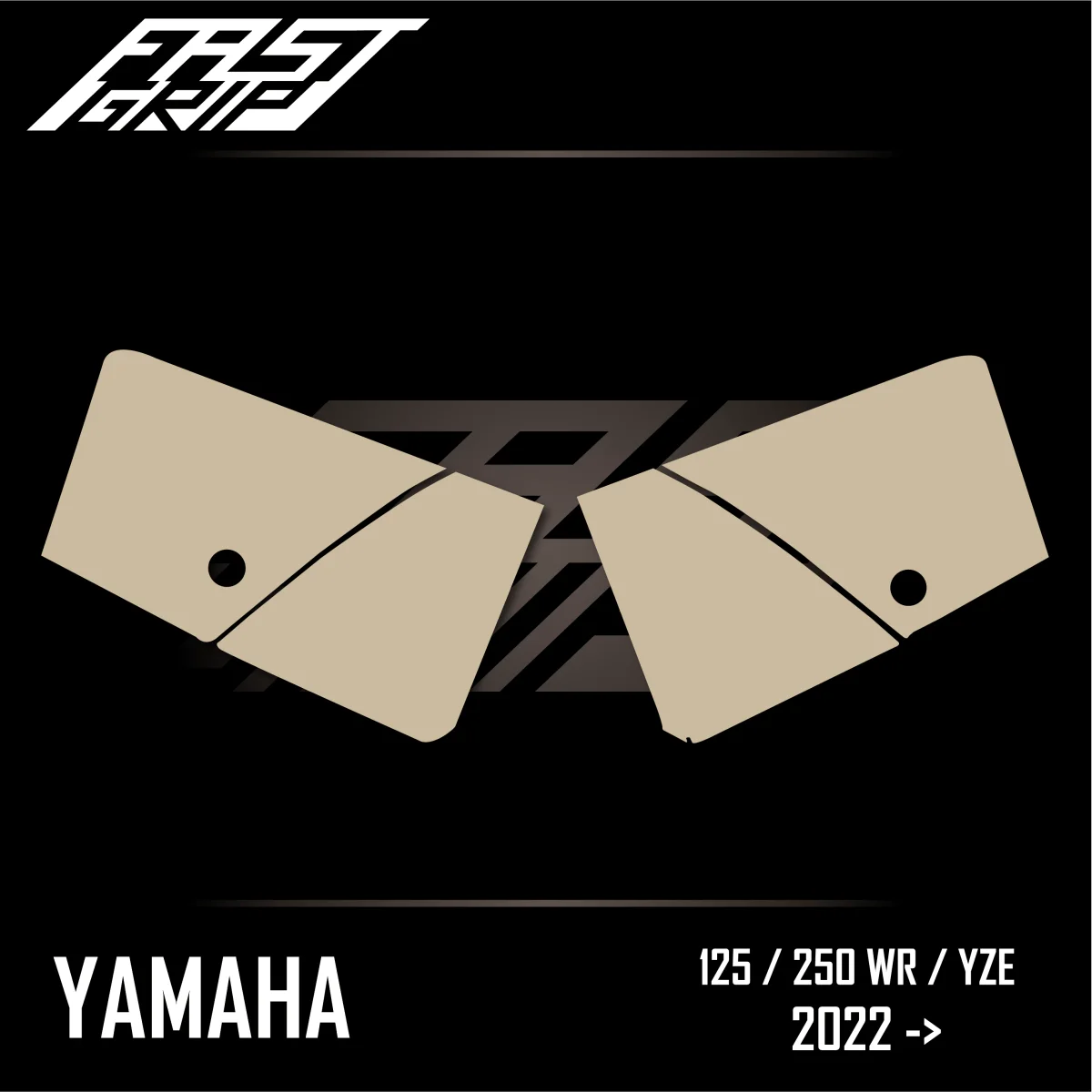 Kit autocollant protection plaques latérales Yamaha 125 / 250 Fast WR / YZE 2022 -> 2026 FULL GRIP Transparent - Tout pour Créer des Expériences Mémorables en Extérieur