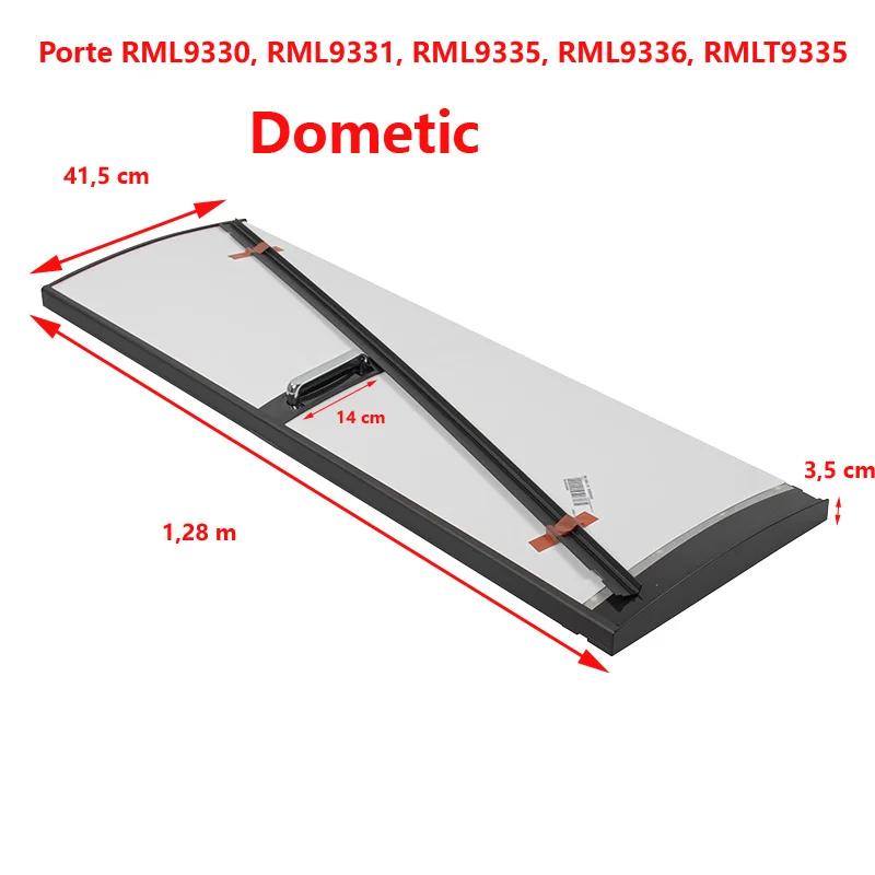 Porte avec charnieres à droite pour Frigo les réfrigerateurs RML9330, RML9331, RML9335, RML9336, RMLT9335 Dometic - Accessoires Outdoor pour Plus de Liberté de Mouvement